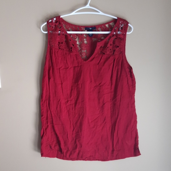 GAP tank top with lace detail size M - Picture 1 of 4